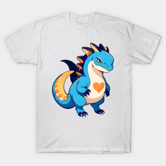 Fun Cartoon Dino 02 T-Shirt by CGI Studios